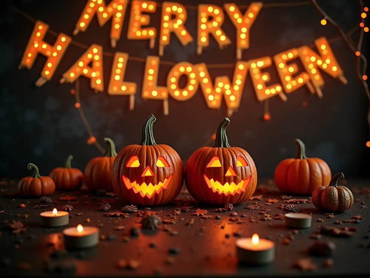 merry halloween celebration