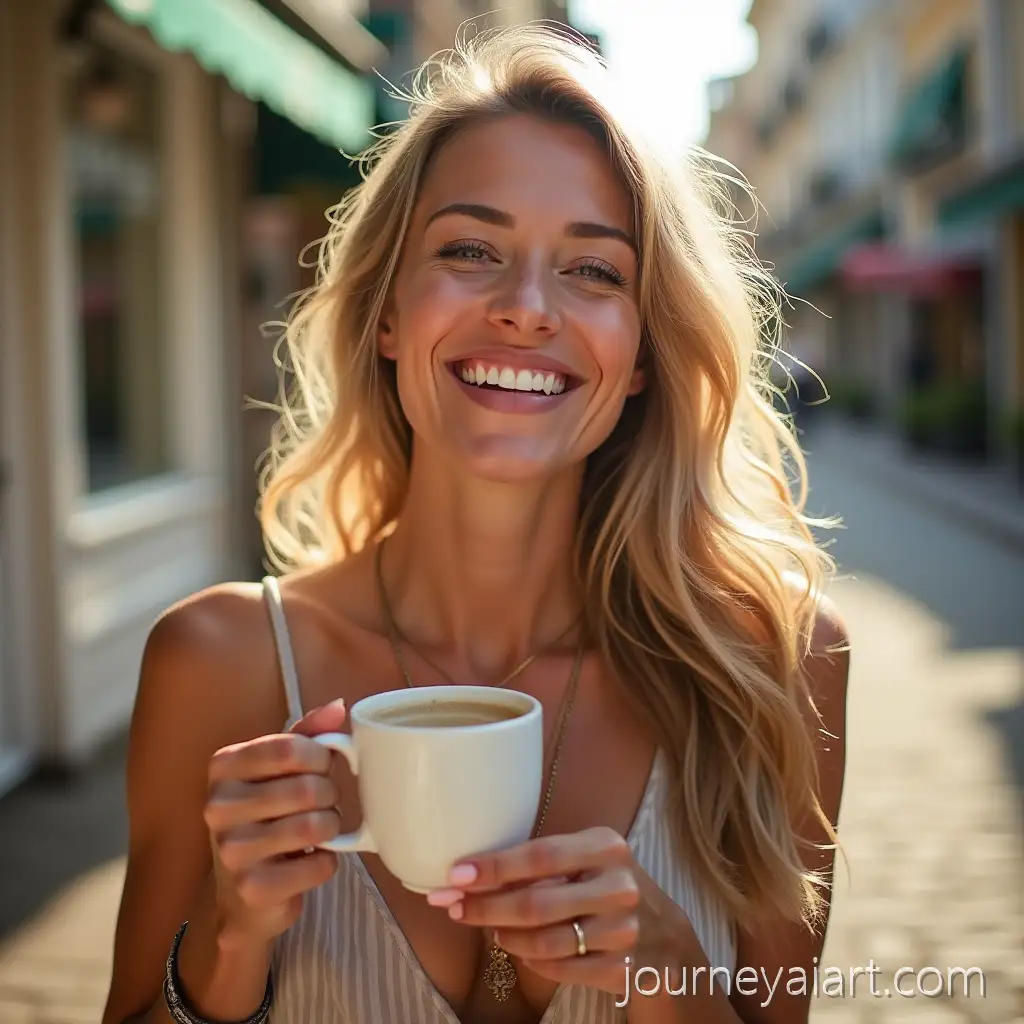 JessicaJessica-Bill-morning-coffee-Bill-Smiling-and-Enjoying-Morning-Coffee-on-a-Sunny-Summer-Day