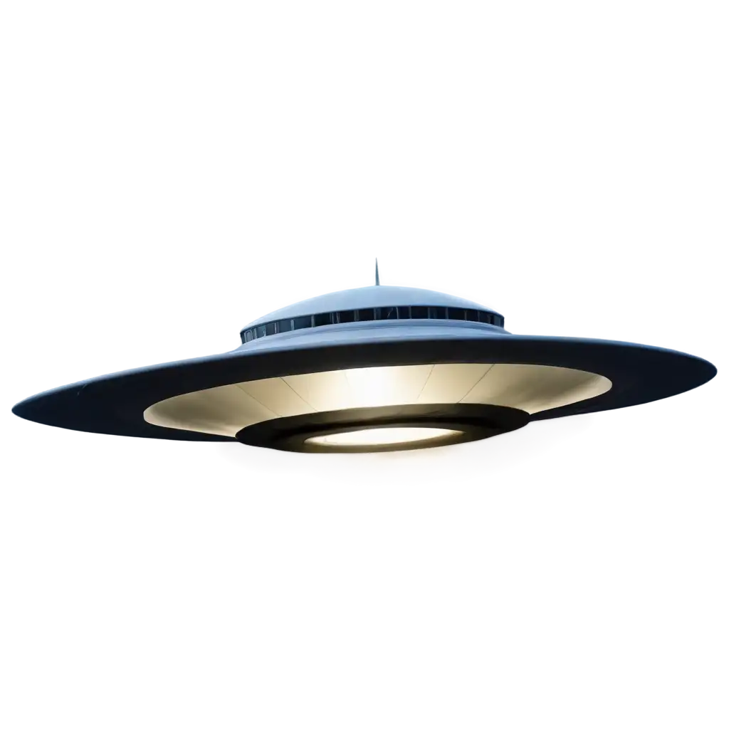 Explore-the-Future-with-a-Futuristic-Flying-Saucer-PNG-Image