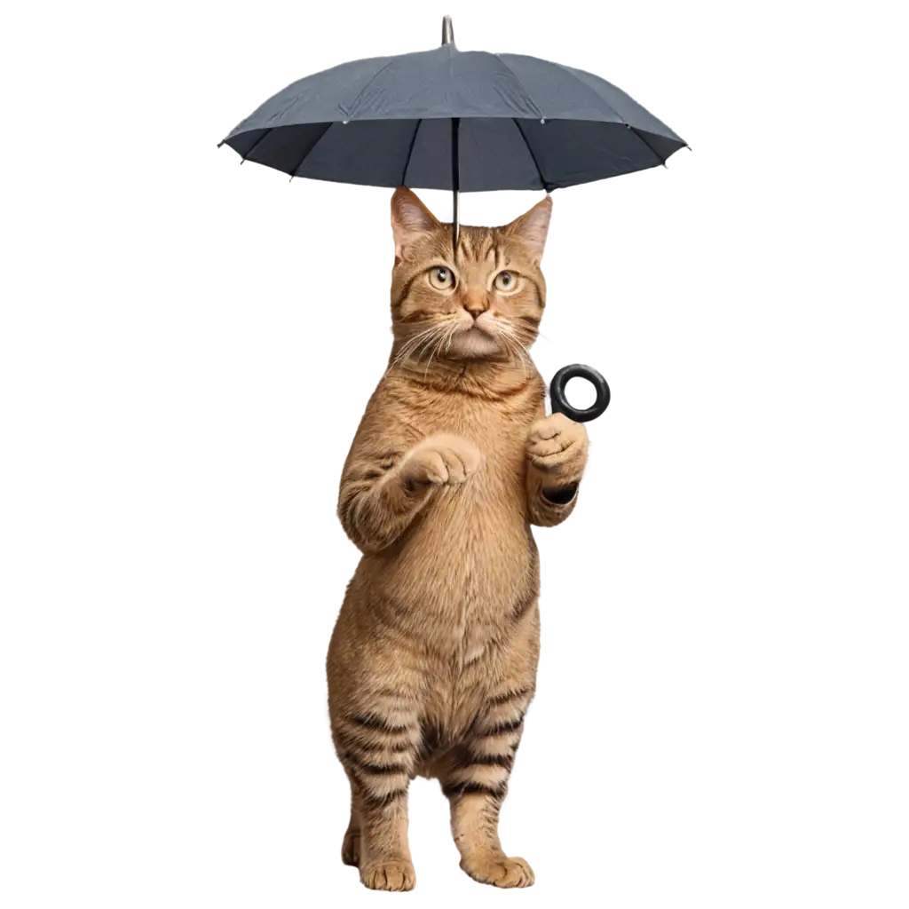 Cat-Holding-Umbrella-PNG-Image-Clear-and-HighQuality-for-Multiple-Uses