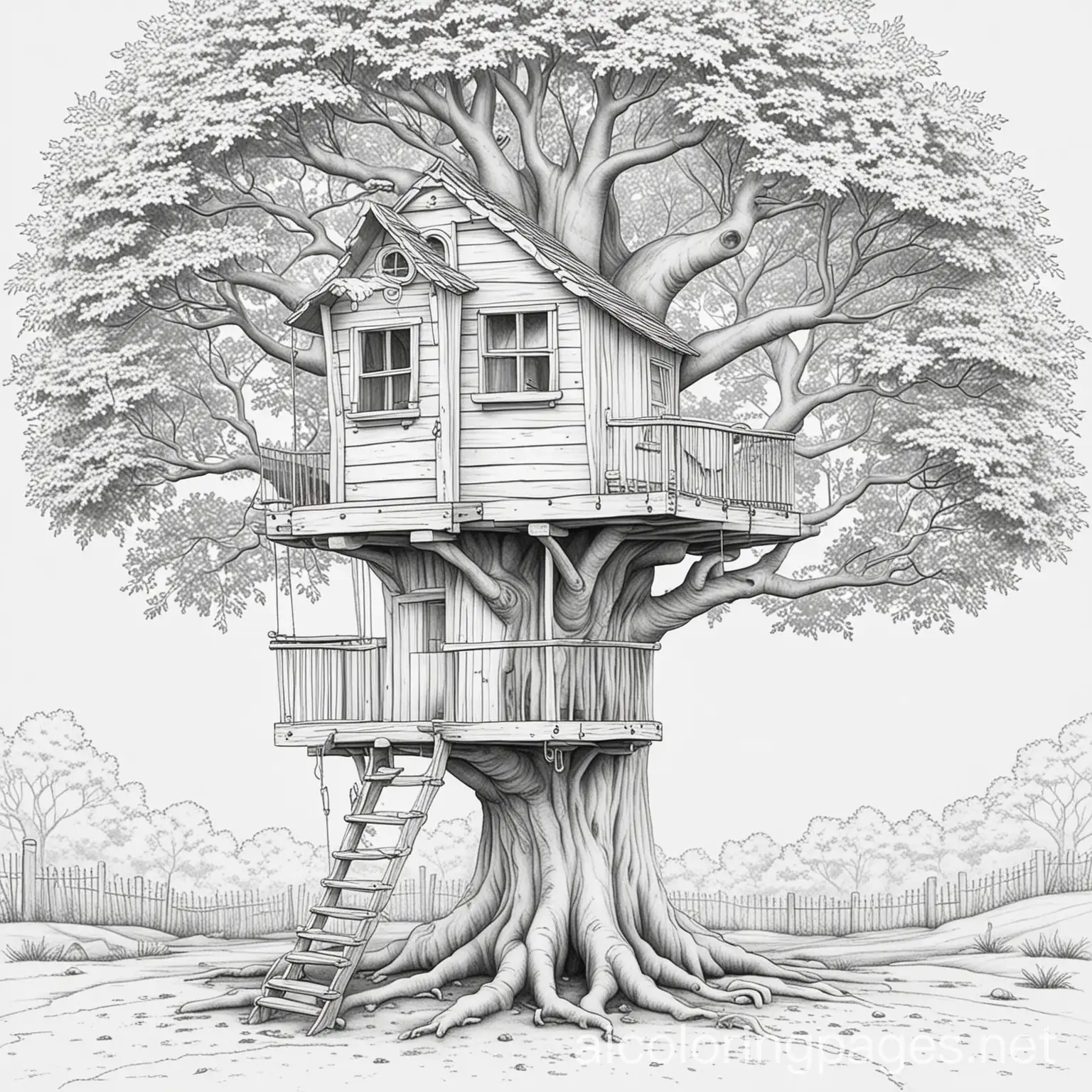 Tree-House-Coloring-Page-for-Kids