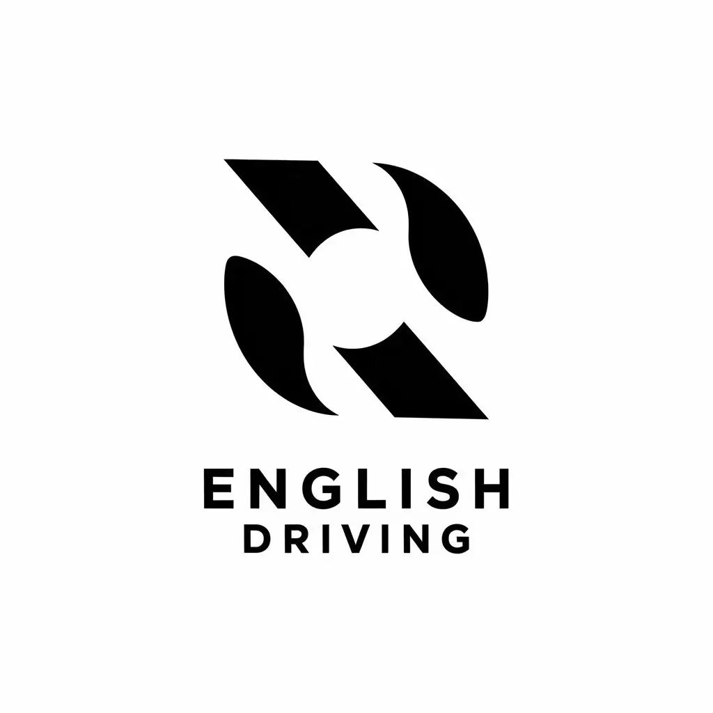 LOGO Design for English Driving Creative Y and Q Symbol with Smooth Lines and Modern Feel