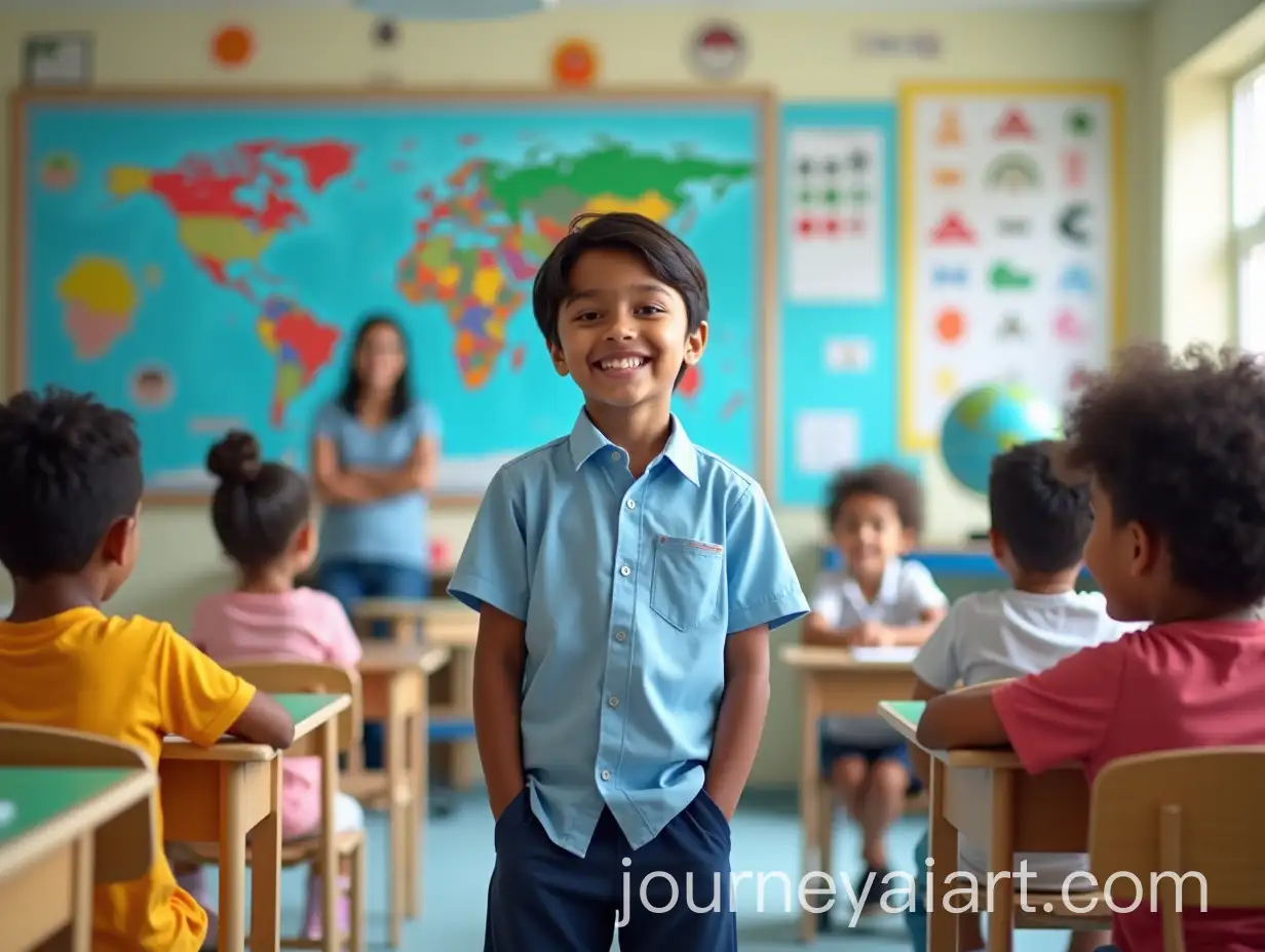 Diverse-Children-Learning-in-a-Global-ClassroomAI-Image-Prompt-Expansion