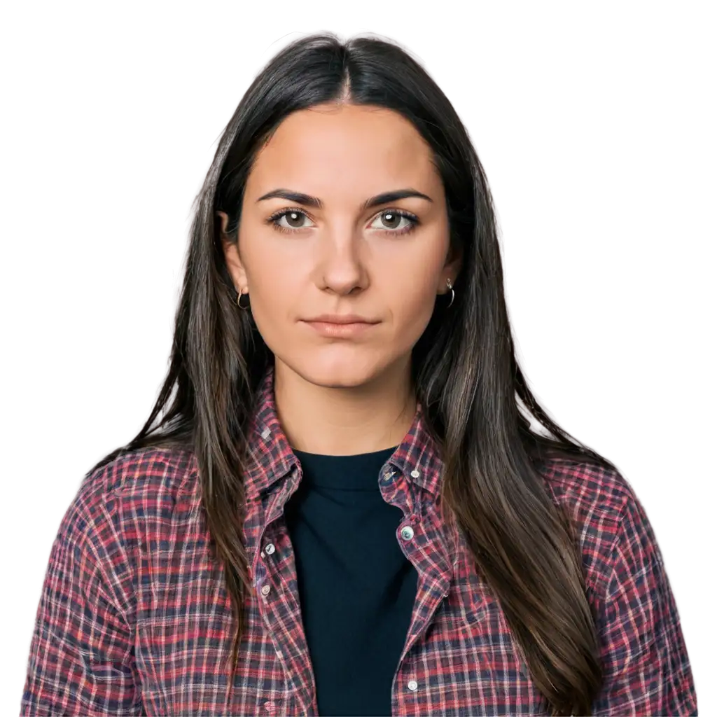 HighQuality-PNG-Image-of-a-20YearOld-Hispanic-Origin-Woman-with-Melasma-and-Checkered-Collared-Shirt