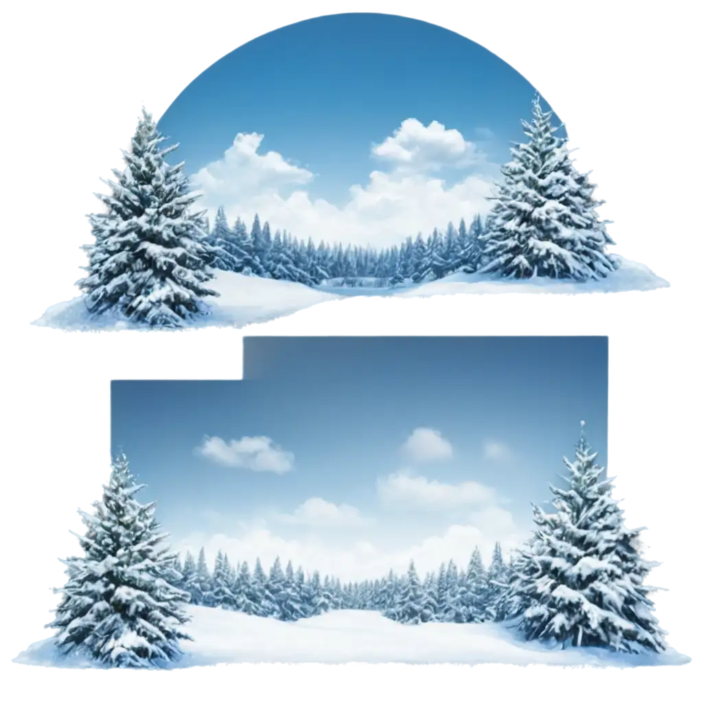 Heaven-in-Summer-Winter-PNG-Image-Serene-Seasons-Contrast