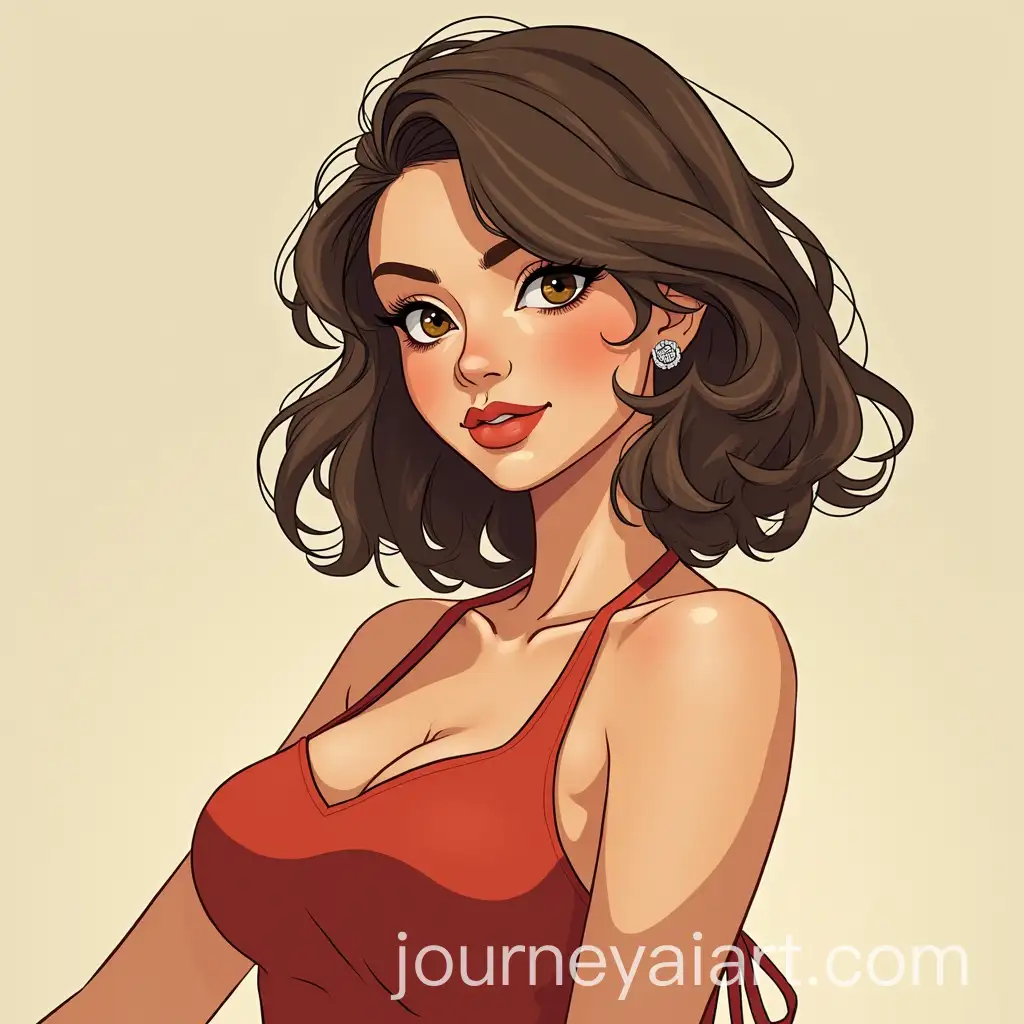 Young-Woman-in-Illustration-Style-Portrait