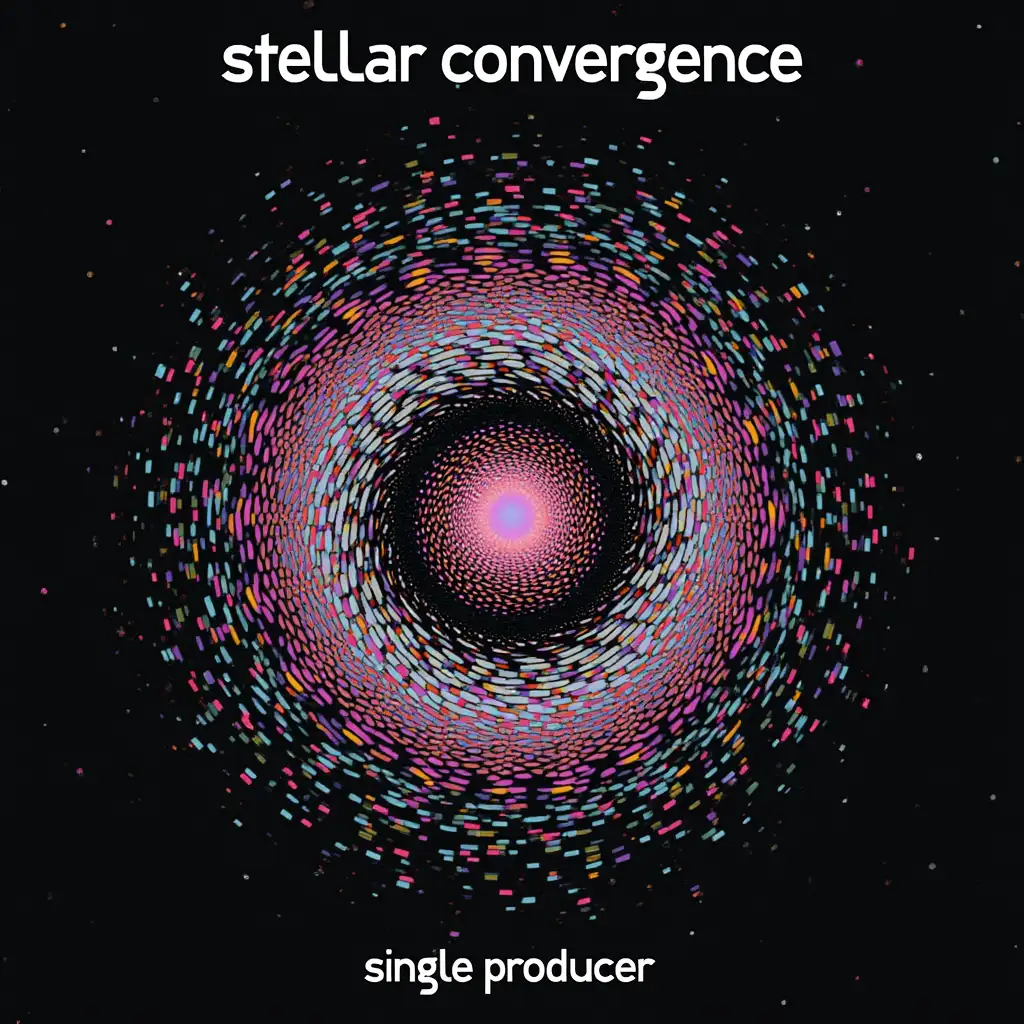 Stellar-Convergence-An-Electronic-Music-Poster-Featuring-a-Single-Producer