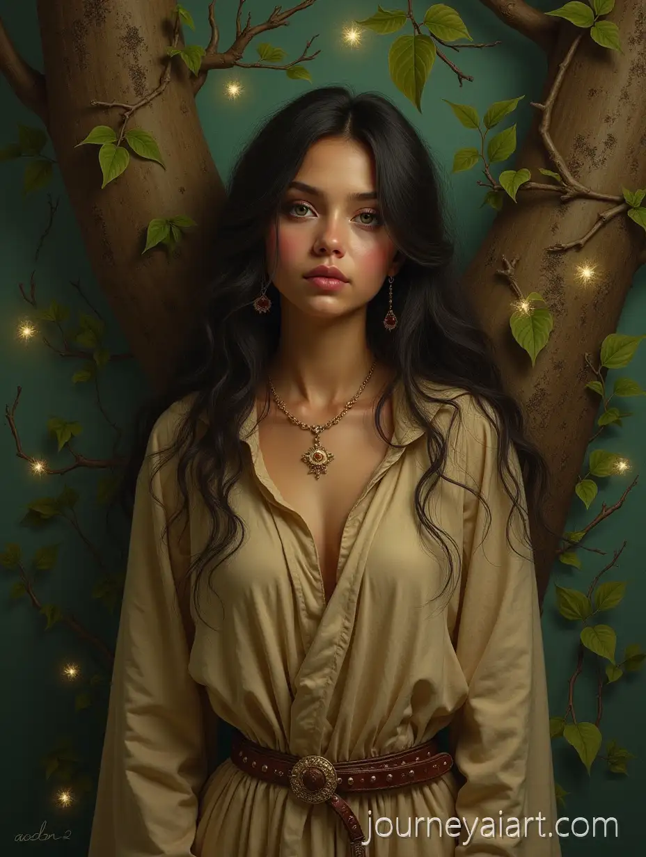 LatAI-Image-Prompt-Expansionina-Androgynous-Seer-in-Mystical-Botanical-Setting