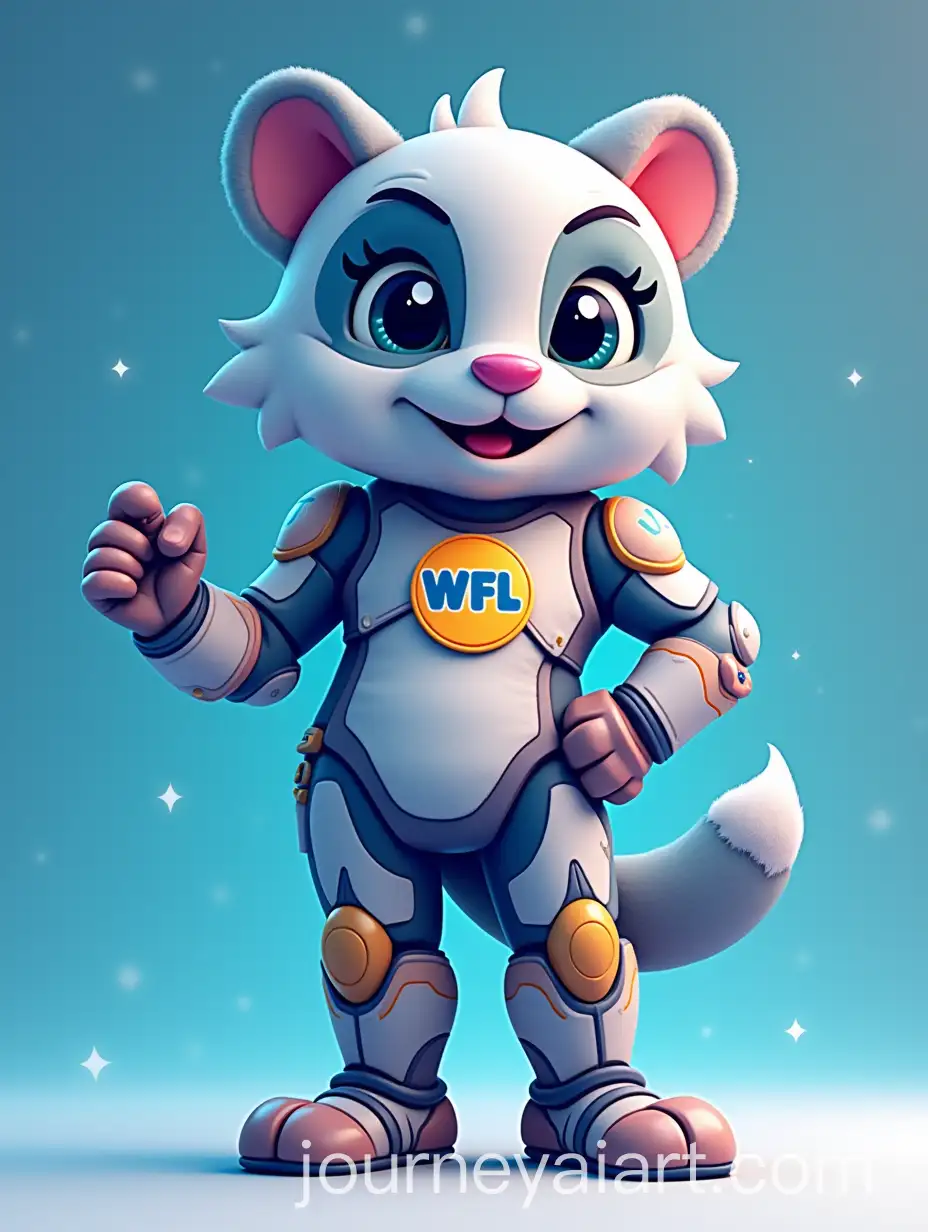 Futuristic-Science-and-Technology-Festival-Mascot-with-WFL-Education-Badge