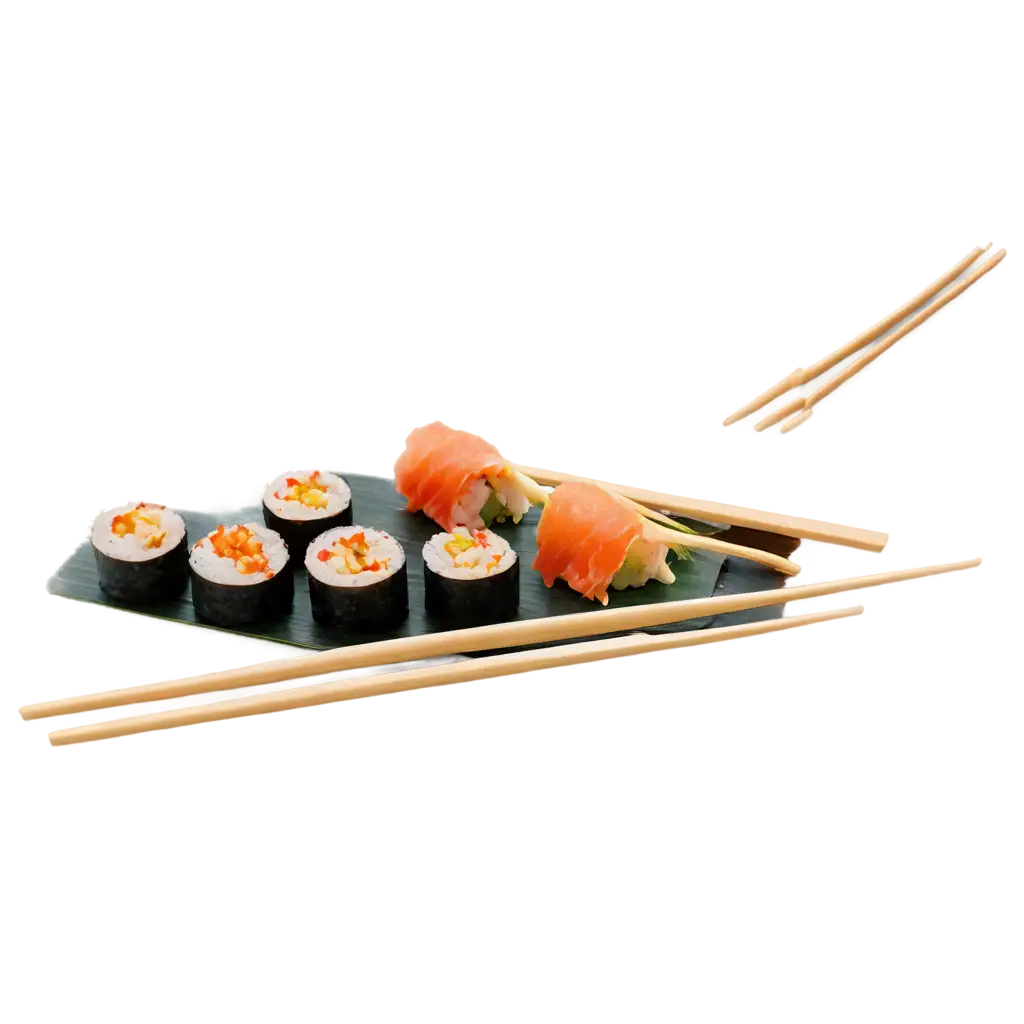 Sushi-PNG-Image-Perfect-for-Clean-HighQuality-Food-Graphics