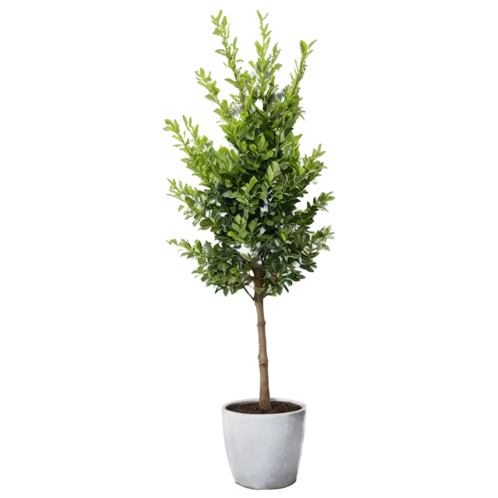 Stunning-PNG-of-a-Garden-Tree-in-a-Grey-Decorative-Pot-for-Enhanced-Visual-Appeal