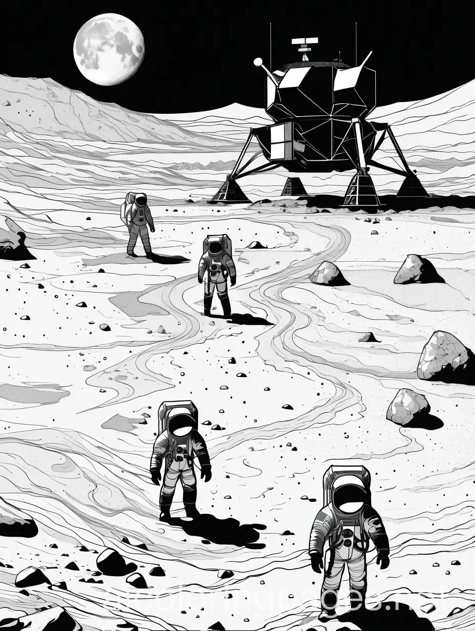 Children-Exploring-the-Moon-in-Space-Suits-with-Lunar-Landscape-and-Spacecraft