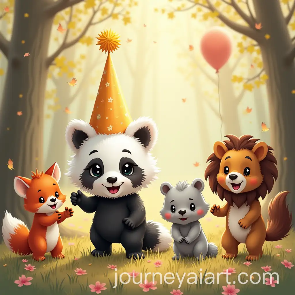 Little-Pandas-Birthday-Party-with-Animal-Friends