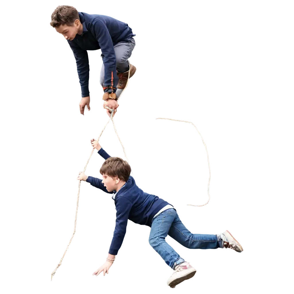 PNG-Image-One-Boy-Falling-Down-Another-Helping-Him-Up-Outline-Illustration