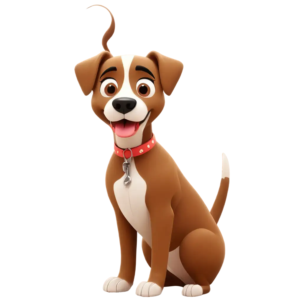 Cartoon-Dog-Sitting-PNG-Image-for-Creative-Use