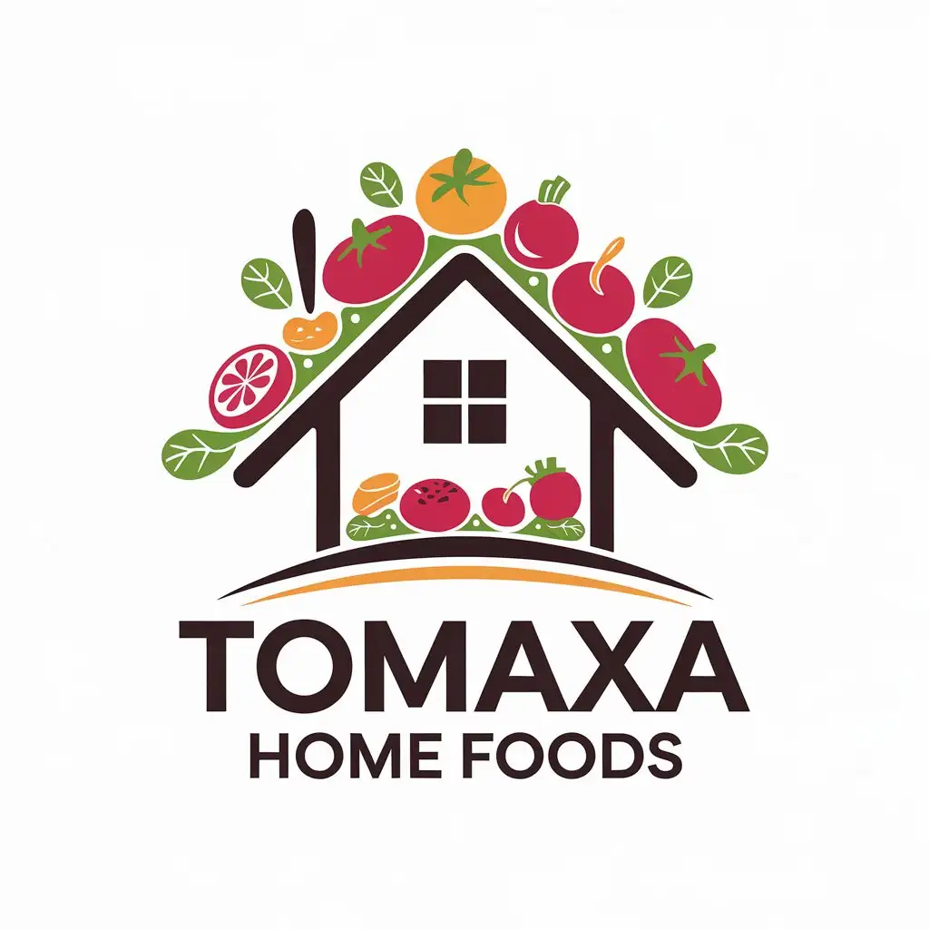 LOGO-Design-For-Tomaxa-Home-Foods-House-and-Food-Theme-in-Restaurant-Industry