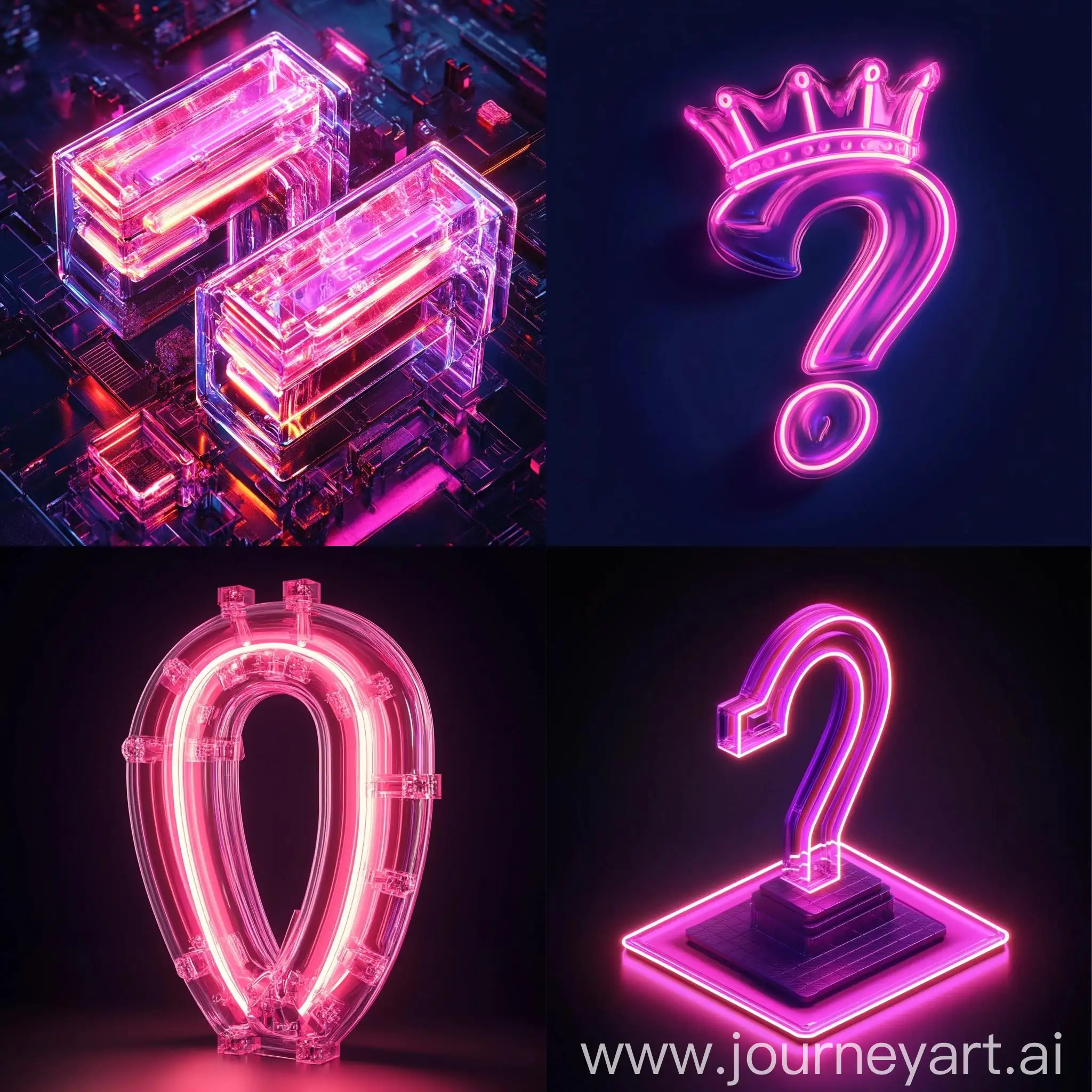 Neon-Isometric-Number-Shape-of-Queen-Beauty-2024