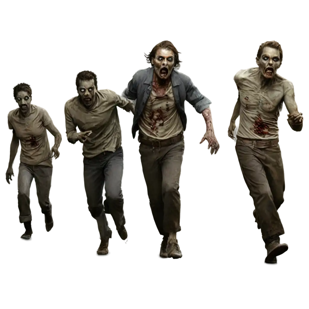 Dynamic-PNG-Image-of-Several-Zombies-Running-Towards-Ideal-for-Thrilling-Visual-Content