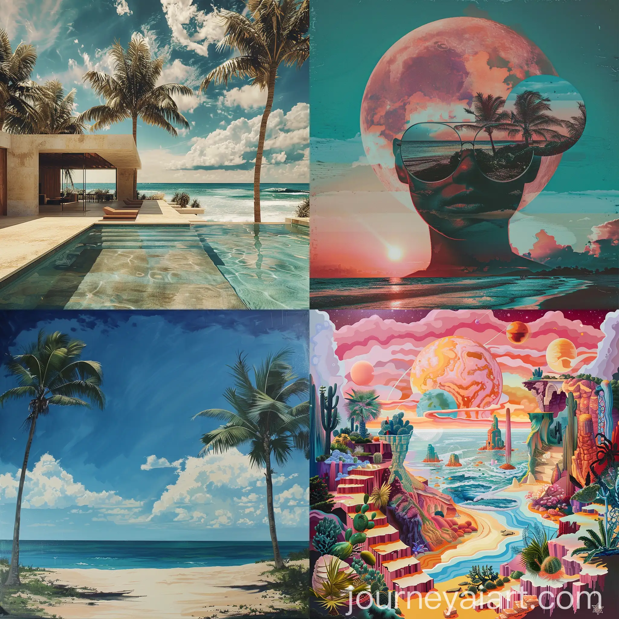 Colorful-Playa-Scene-with-Minimalistic-Art-Style