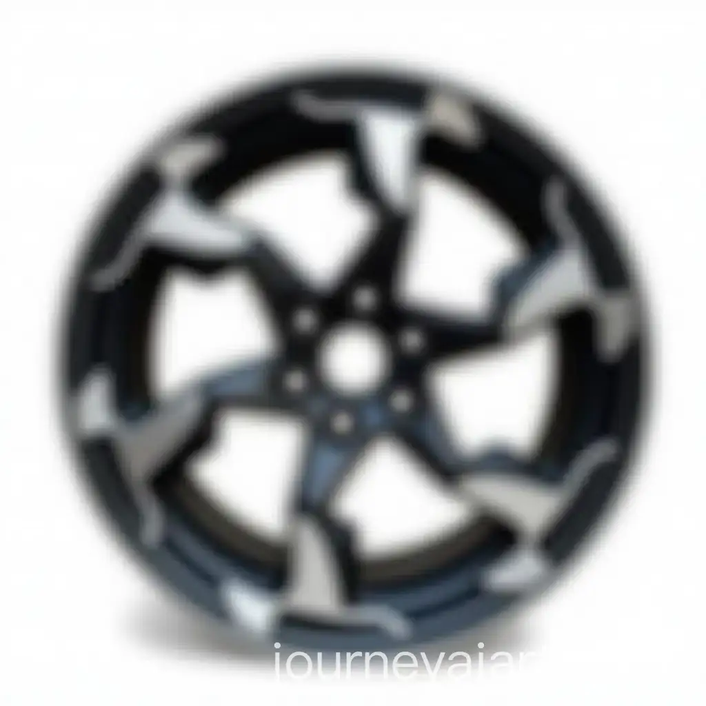 Aerodynamic-Silver-Car-Wheel-Design-with-Symmetrical-Black-Spokes