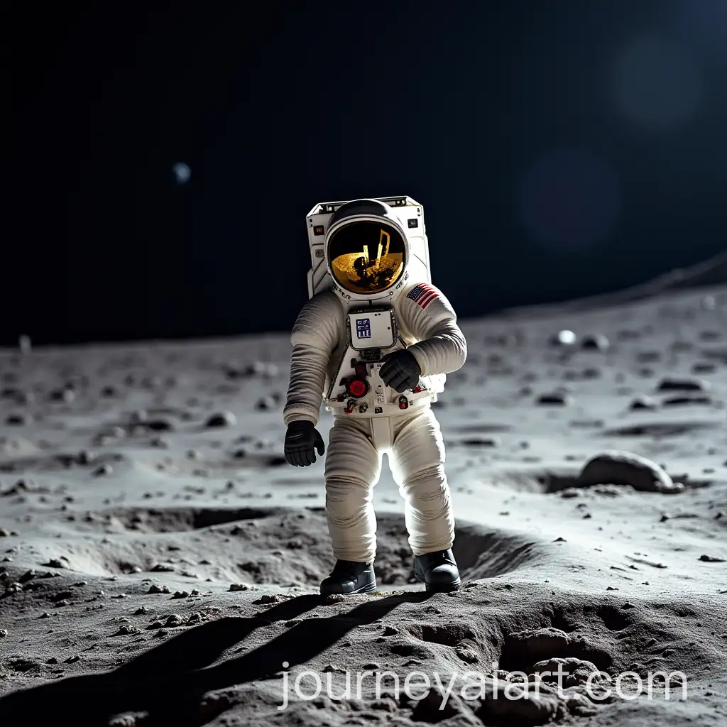Astronaut-Standing-on-the-Moons-Surface-with-Earth-in-the-Background