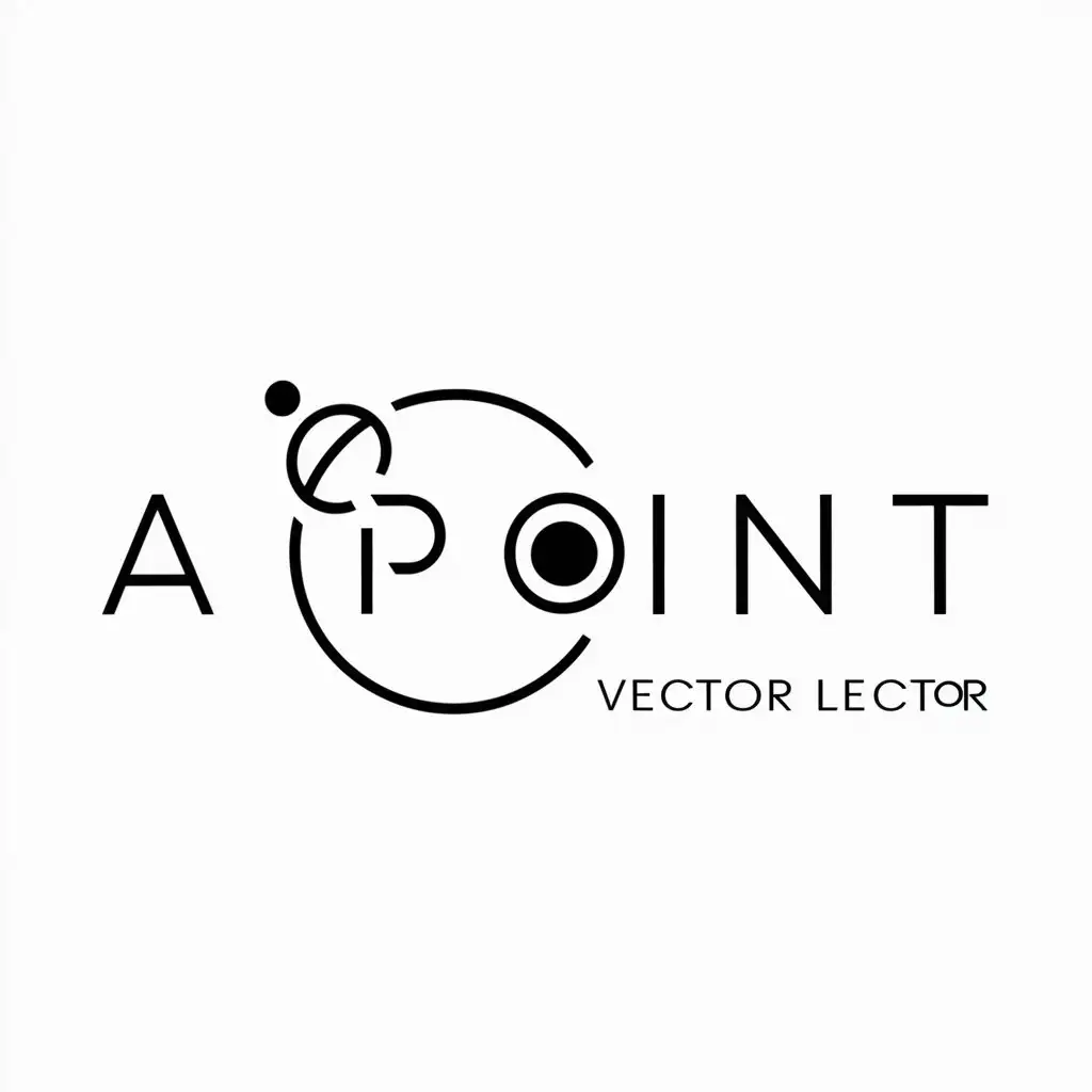 LOGO Design for A Point Minimalist Universe Planet Theme for Industry