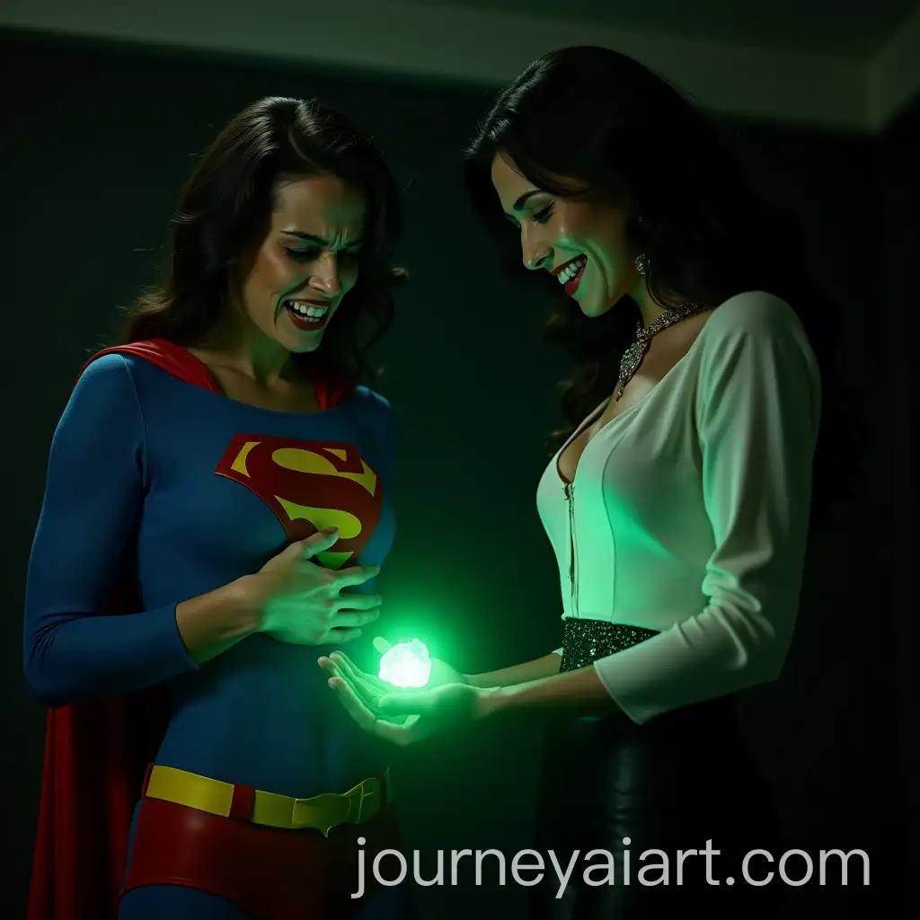 Supergirl-in-Agony-Facing-Villainess-with-Kryptonite-in-Cinematic-Showdown