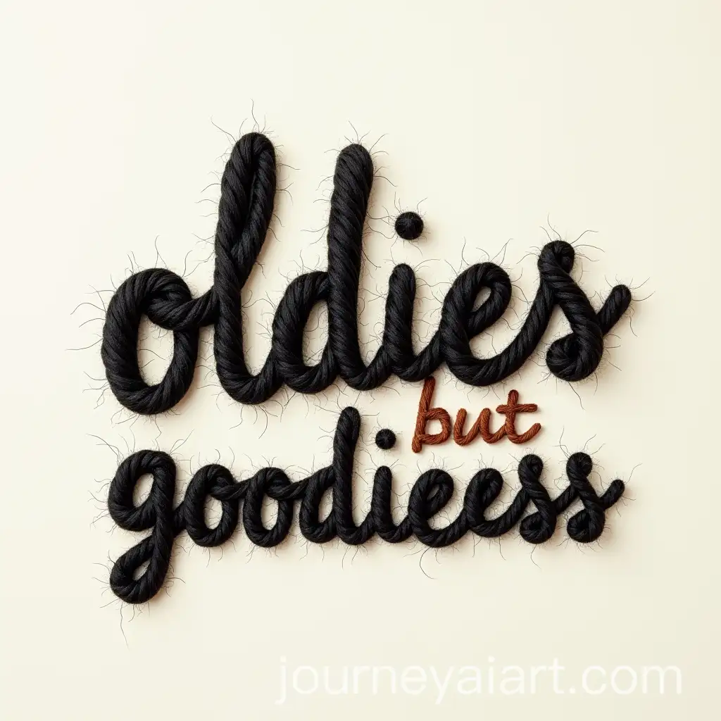 Logo-Design-Featuring-Wool-Thread-Oldies-But-Goodies-in-Black-and-Brown