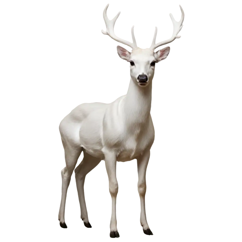 Elegant-White-Deer-PNG-Image-for-Stunning-Visuals-and-Enhanced-Clarity