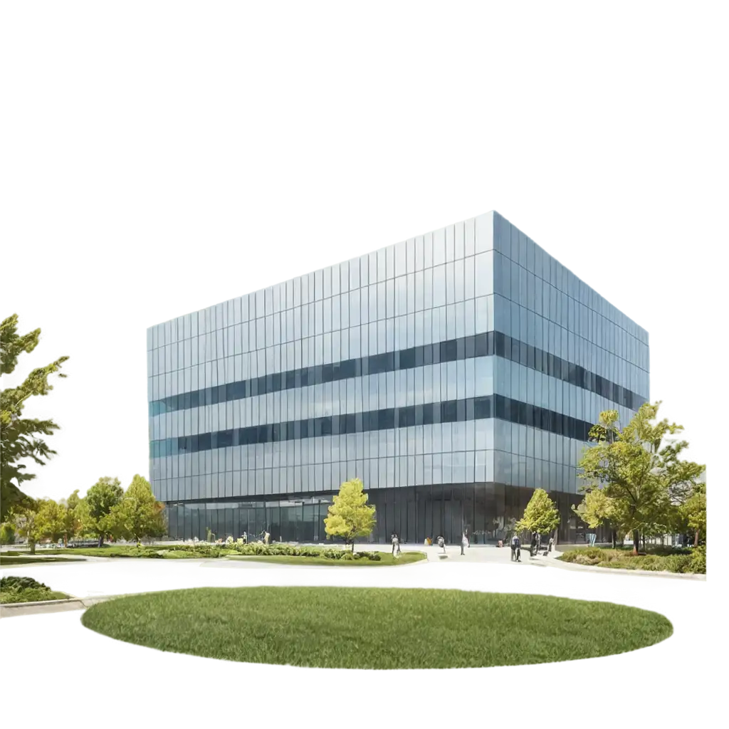 Modern-1015-Story-Business-Building-with-Glass-Exterior-PNG-Sleek-Corporate-Architecture-for-Professional-Use