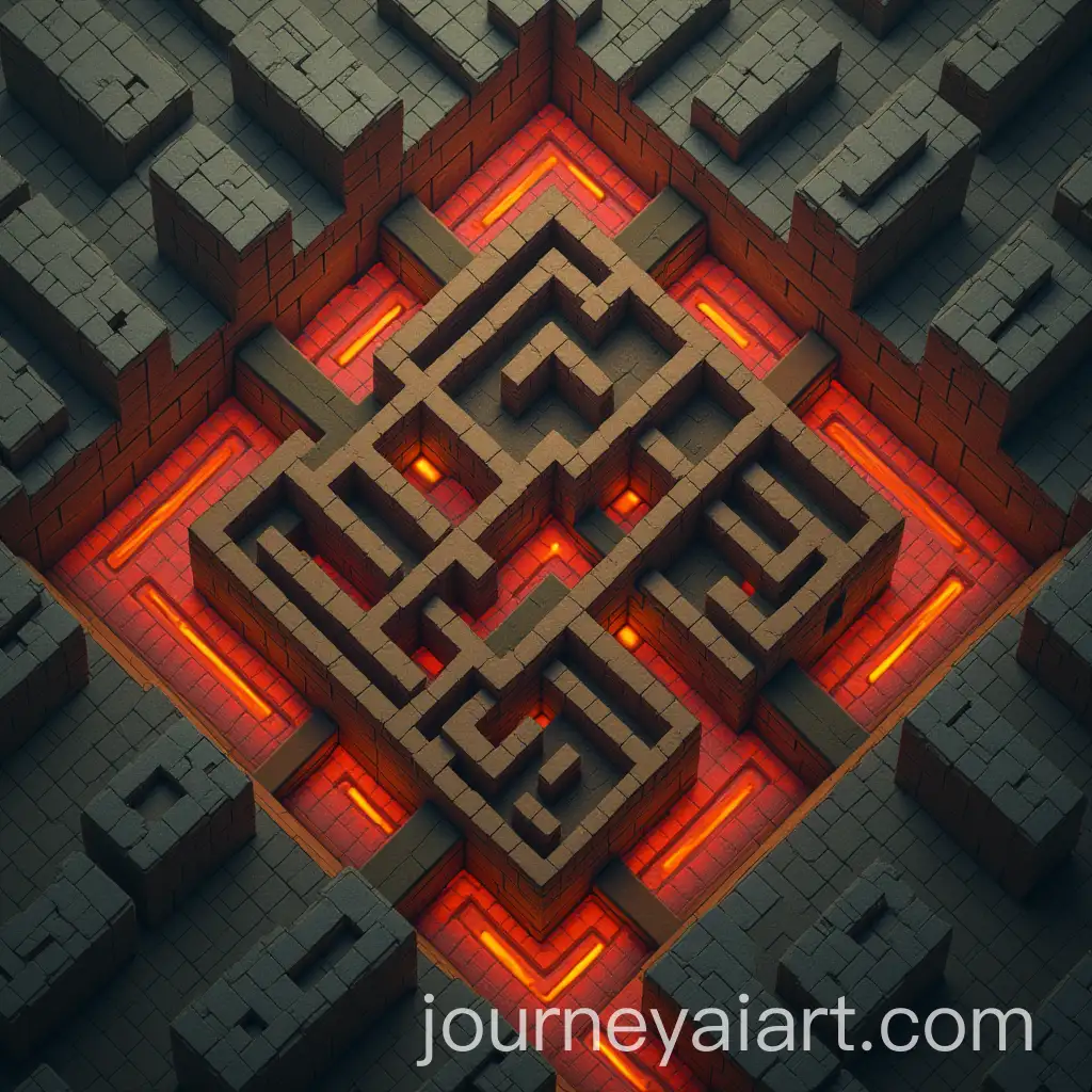 Maze-Bomb-Explosion-Scene-in-Artistic-Style
