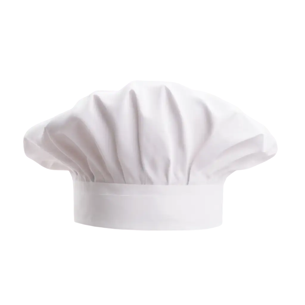 Chef-Hat-PNG-Image-Iconic-Headgear-for-Culinary-Artistry