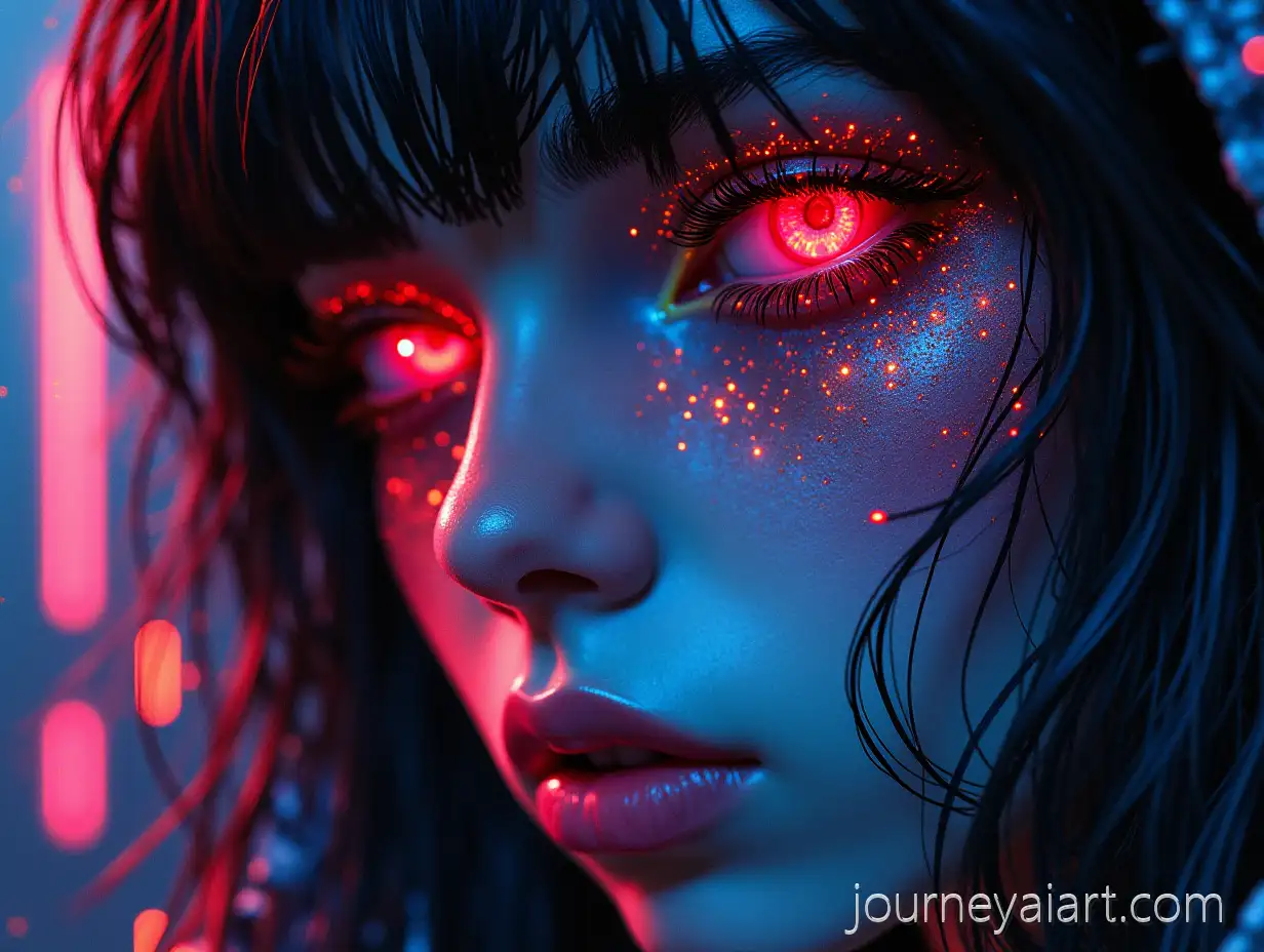 Cyberpunk-Baby-Face-CloseUp-withCyberpunk-baby-face-close-up-Neon-Graffiti-and-Futuristic-Urban-Art-Vibe