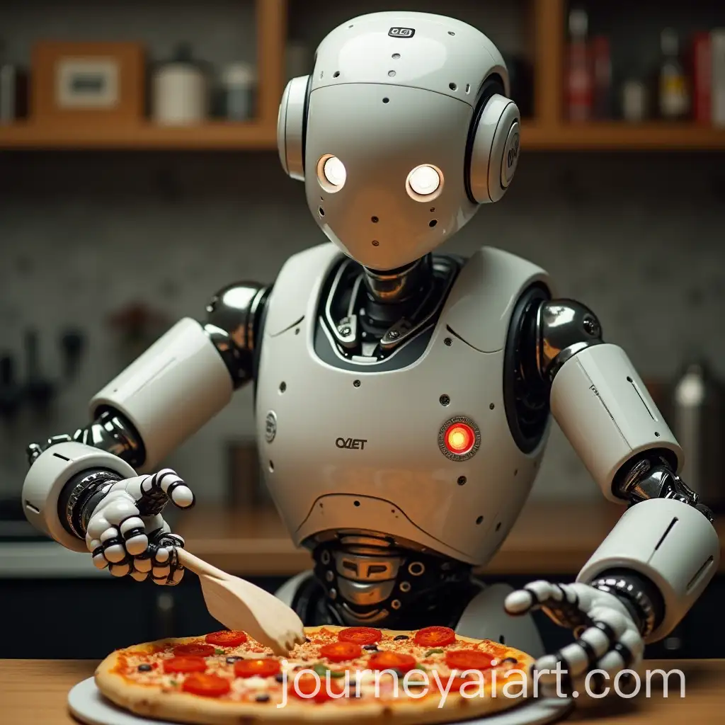 Robot-Chef-Preparing-a-Delicious-Pizza