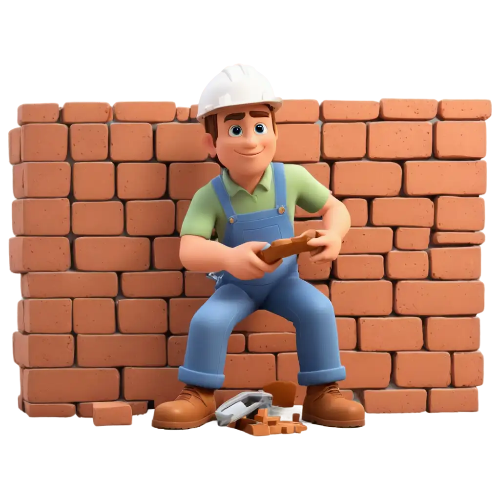 Animated-Character-Cartoon-Bricklaying-PNG-for-Enhanced-Visual-Appeal-and-Clarity