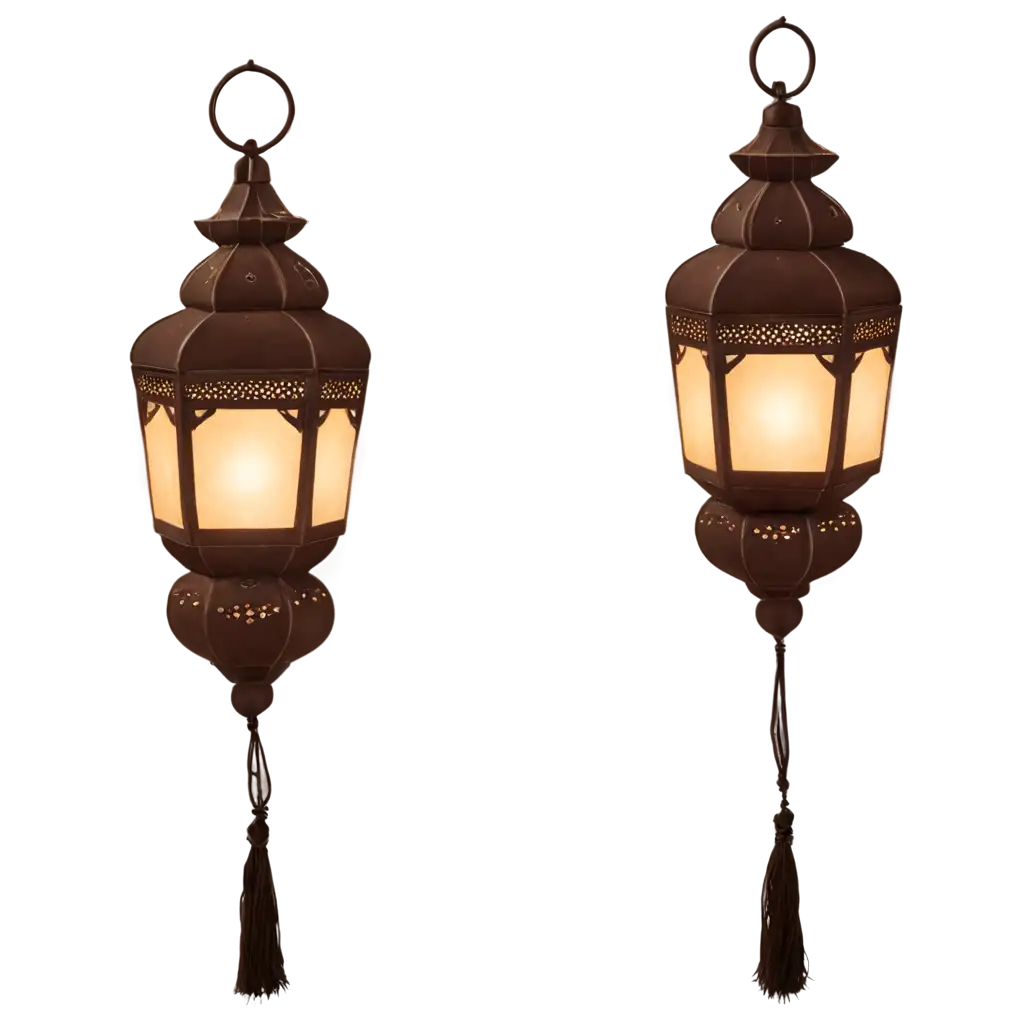 Ramadan-Lantern-Glow-PNG-Image-Brownish-Bright-Design-for-Festive-Celebrations