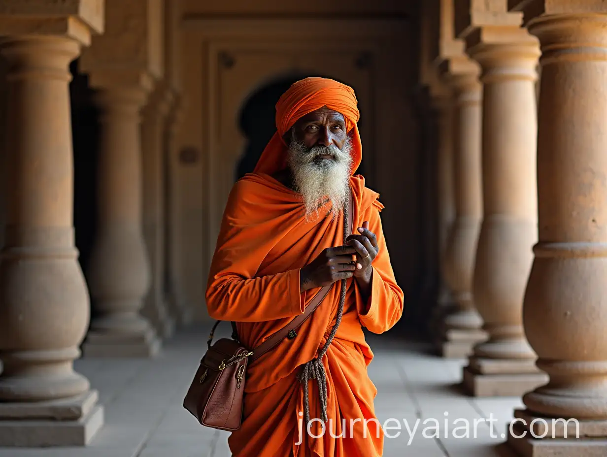 Sadhu-Meditating-in-an-Ancient-Indian-Temple