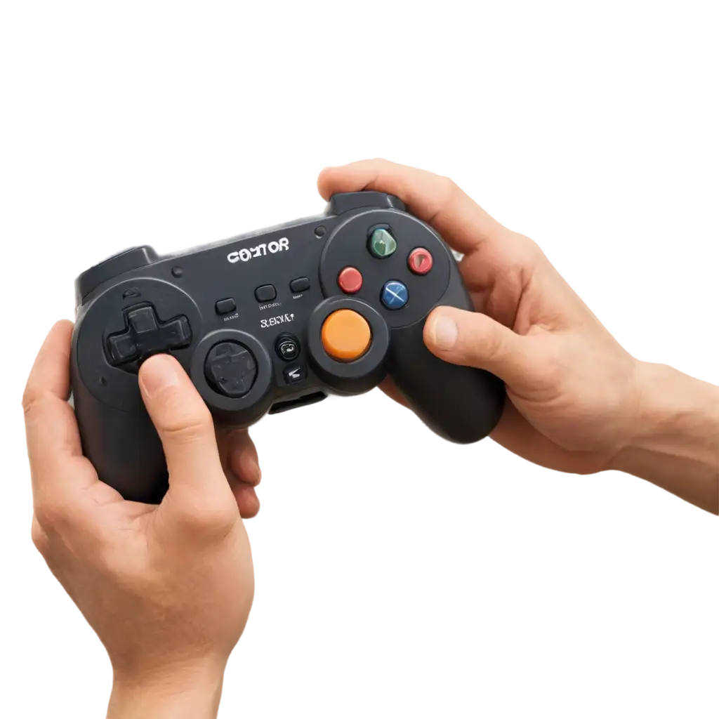 Mans-Hand-Playing-Console-Game-PNG-Image-for-HighQuality-Visuals