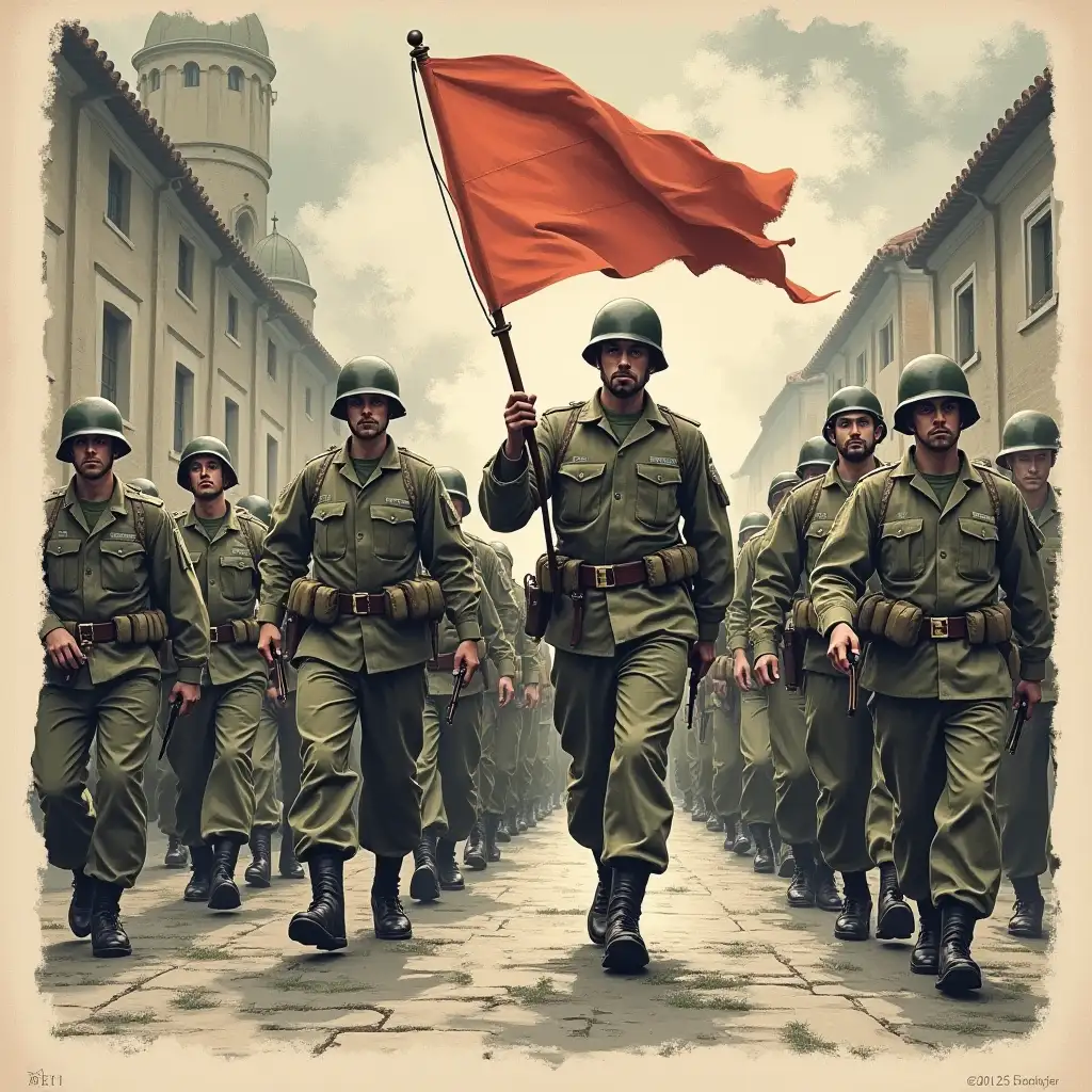 April 25, 1945, the Day of Liberation, Italy