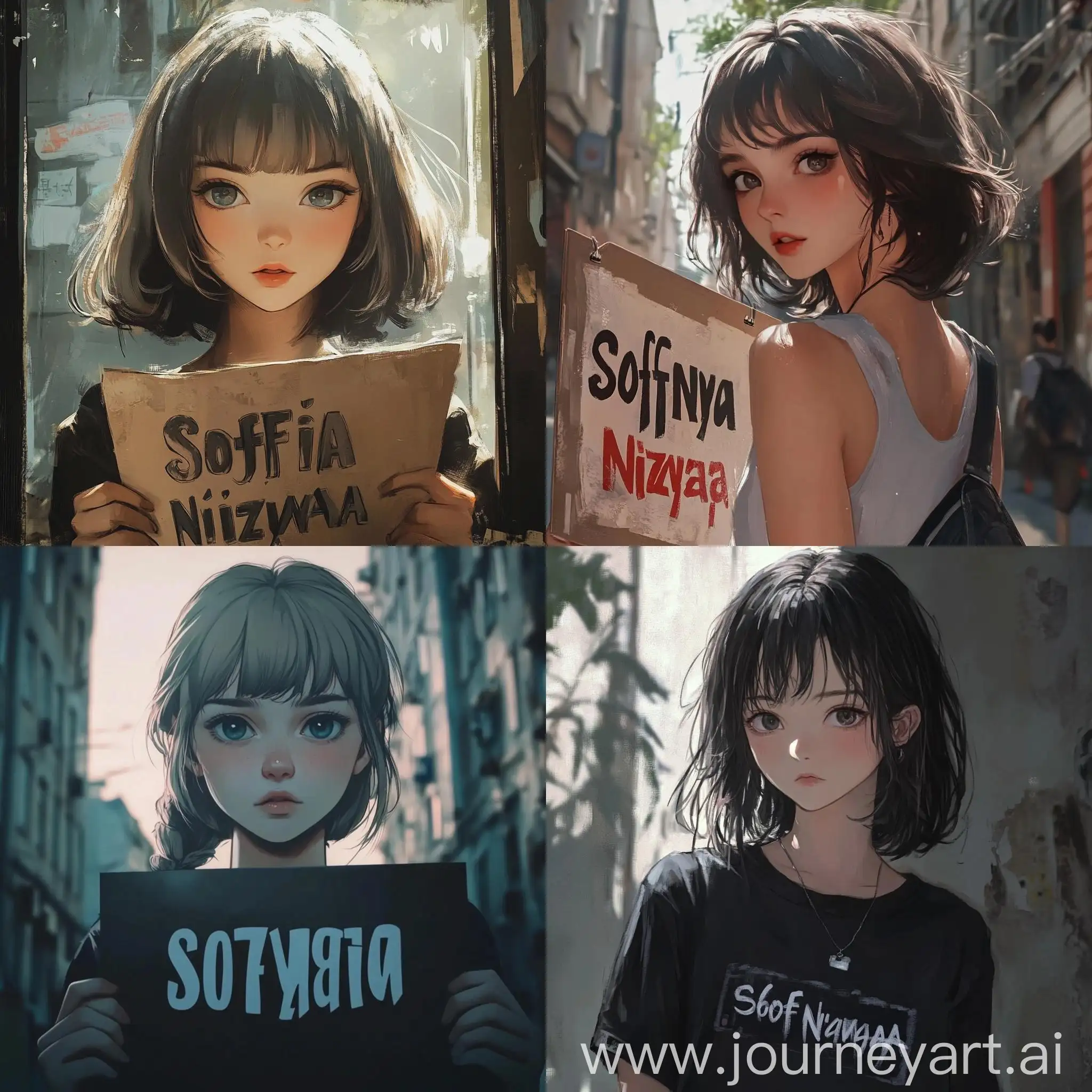 Anime-Style-Girl-with-Sofia-Nizhnyaya-Poster