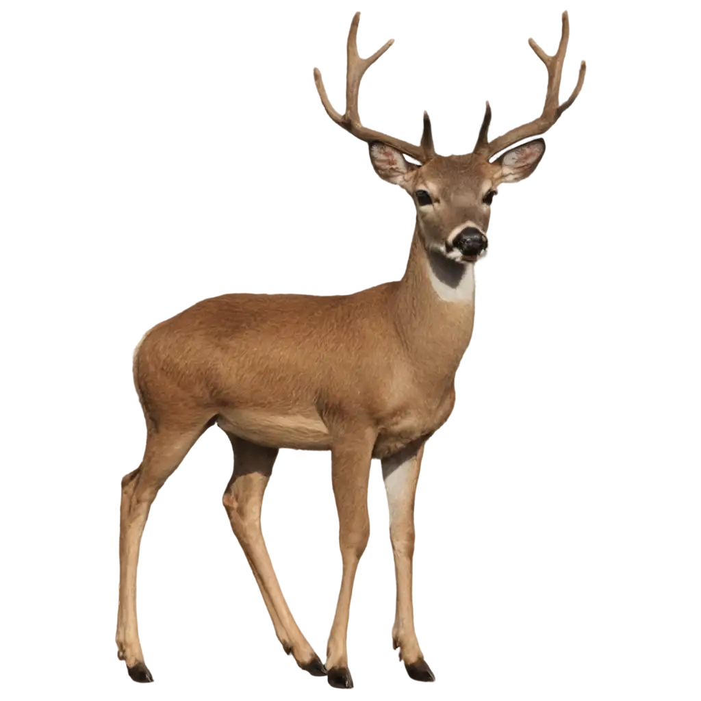 Exquisite-Deer-Illustration-Enhancing-Online-Presence-with-HighQuality-PNG-Image