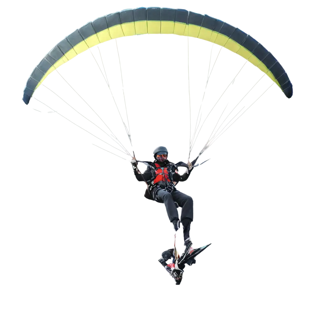 Paragliding-PNG-Image-HighQuality-Transparent-Background-for-Versatile-Usage