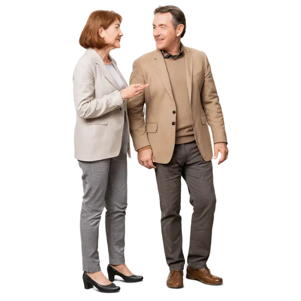 MiddleAged-Couple-Conversing-PNG-Image-Heartfelt-Communication-Captured-in-Full-Body