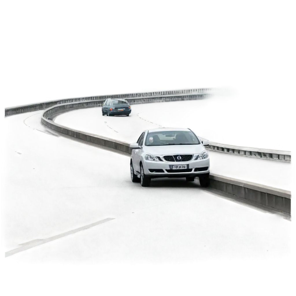 HighQuality-PNG-Image-of-a-Car-on-a-Flyover-Enhance-Your-Visual-Content