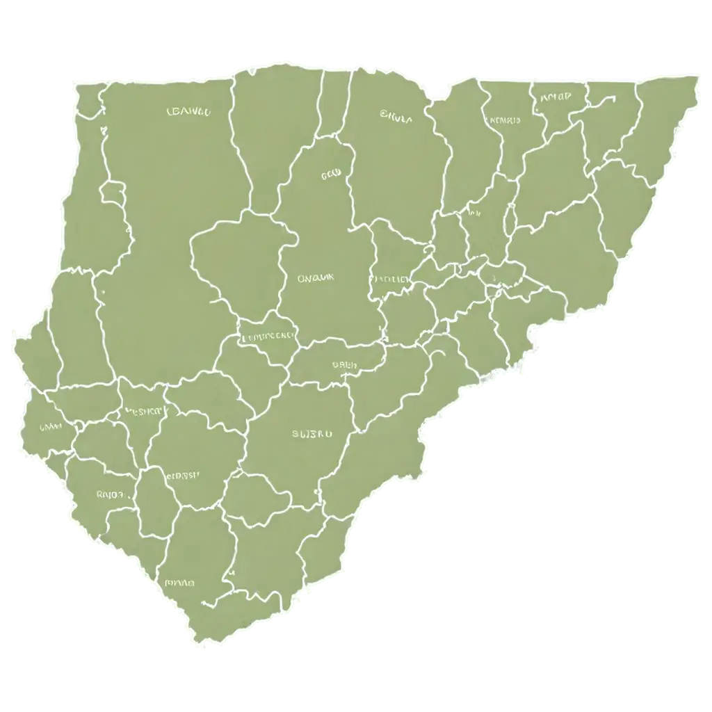 Cianjur-District-Map-in-White-PNG-with-Boundaries-and-District-Names