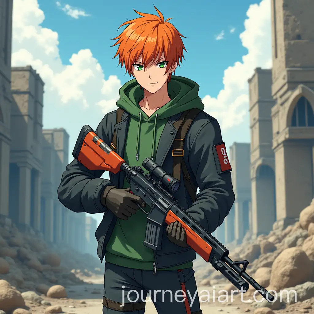 Anime-Portrait-of-Slim-Man-in-Ruins-Holding-Laser-Rifle