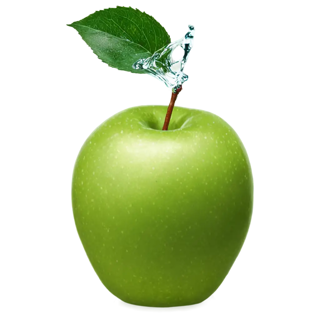 Green-Apple-with-Body-Water-PNG-Image-for-Freshness-and-Vitality