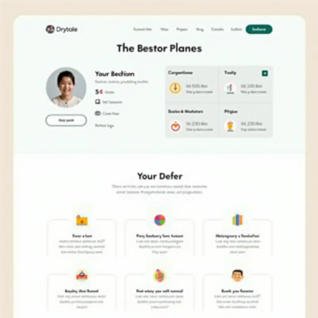 Colorful-Website-Landing-Page-for-Elementary-School-Student-Profile-with-Progress-Diagrams