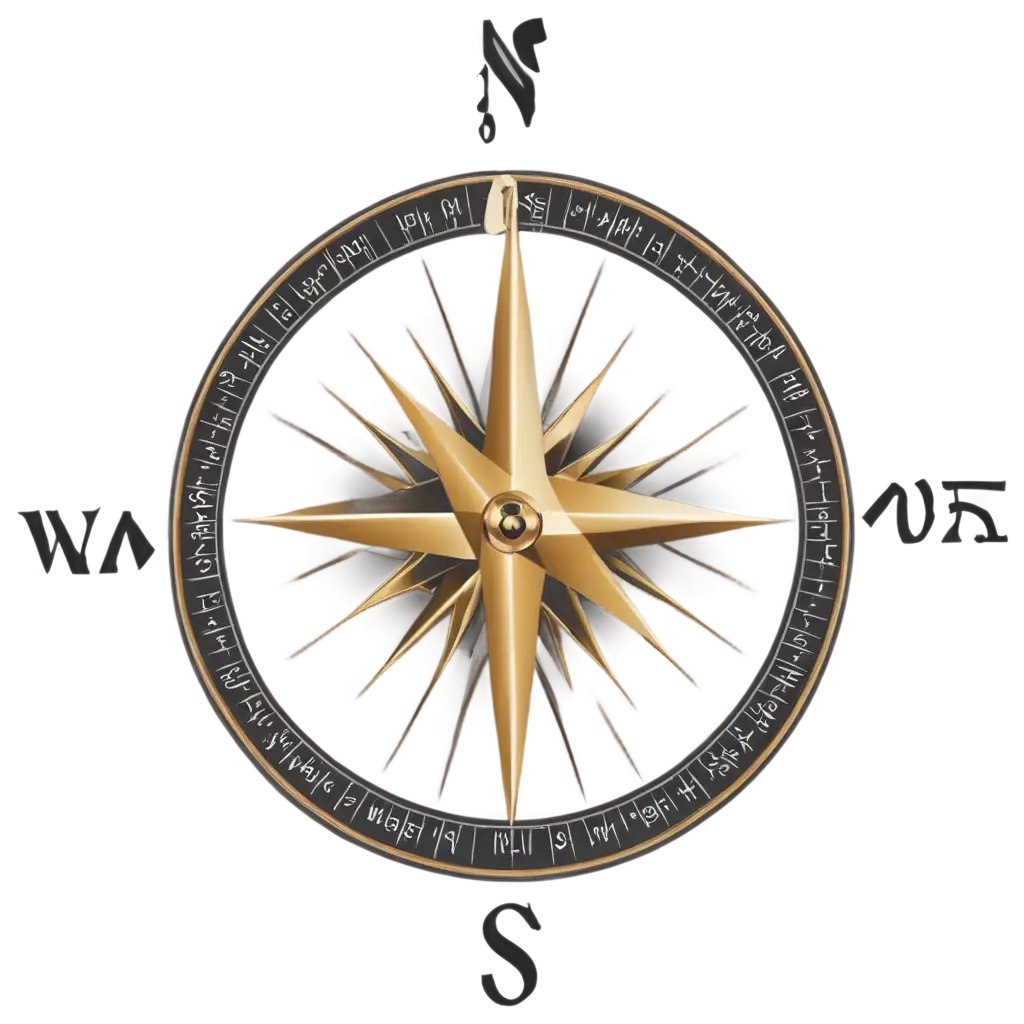 Enhance-Your-Project-with-a-CrystalClear-PNG-Compass-Image