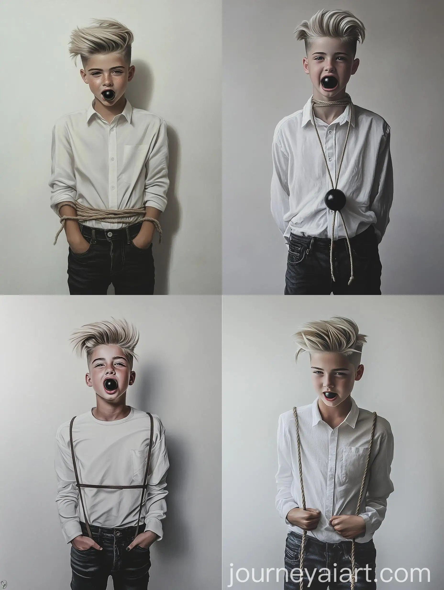 Teenage-Boy-in-White-Shirt-with-Hands-Tied-Up-Dark-Jeans